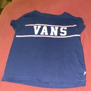 vans cropped shirt